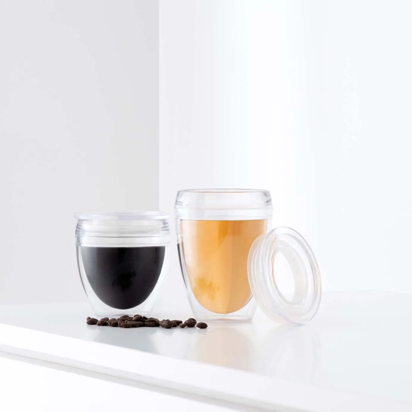 Pavina To Go dubbelwandig glas 2-pack, 25 cl Bodum