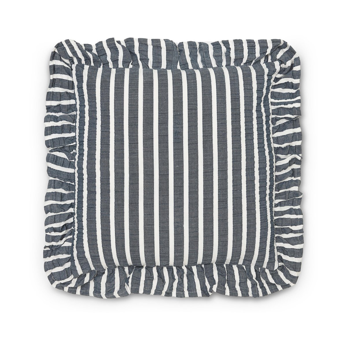 Boel & Jan Alina kussensloop 45x45 cm Blauw-wit | Scandinavisch Interieur | Kussenhoezen | Blauw