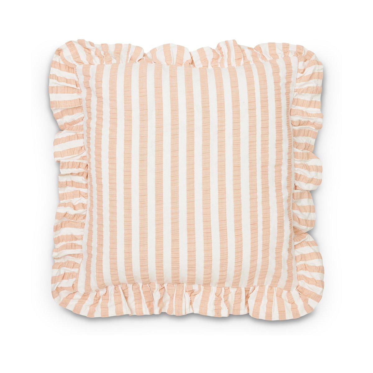 Boel & Jan Alina kussensloop 45x45 cm Roze-wit | Scandinavisch Interieur | Kussenhoezen | Roze