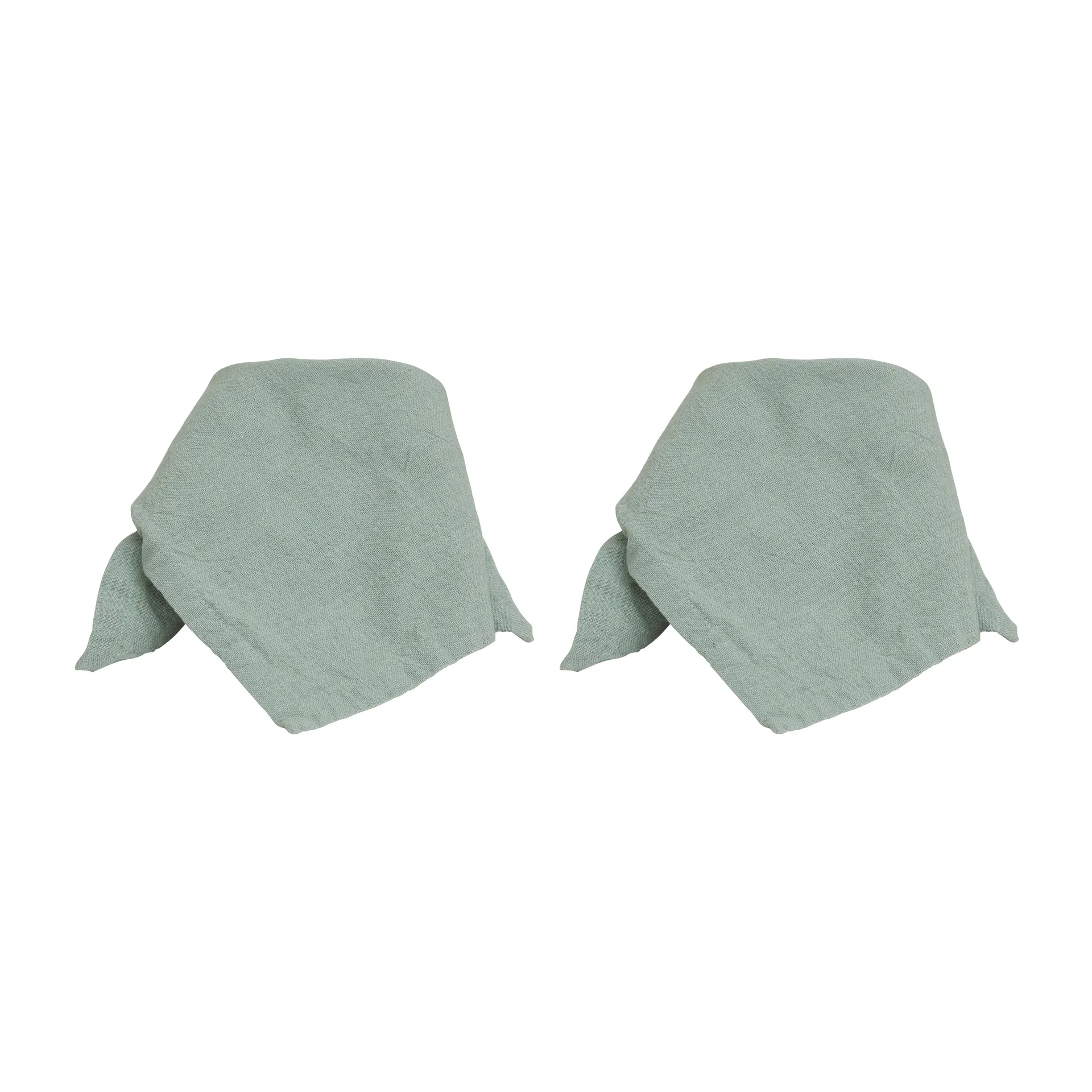 Billie servet 40x40 cm 2-pack, Groen Boel & Jan