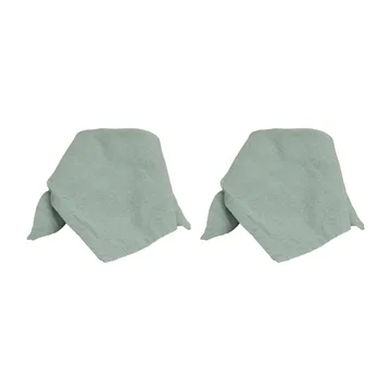 Billie servet 40x40 cm 2-pack - Groen - Boel & Jan