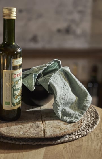 Billie servet 40x40 cm 2-pack - Groen - Boel & Jan