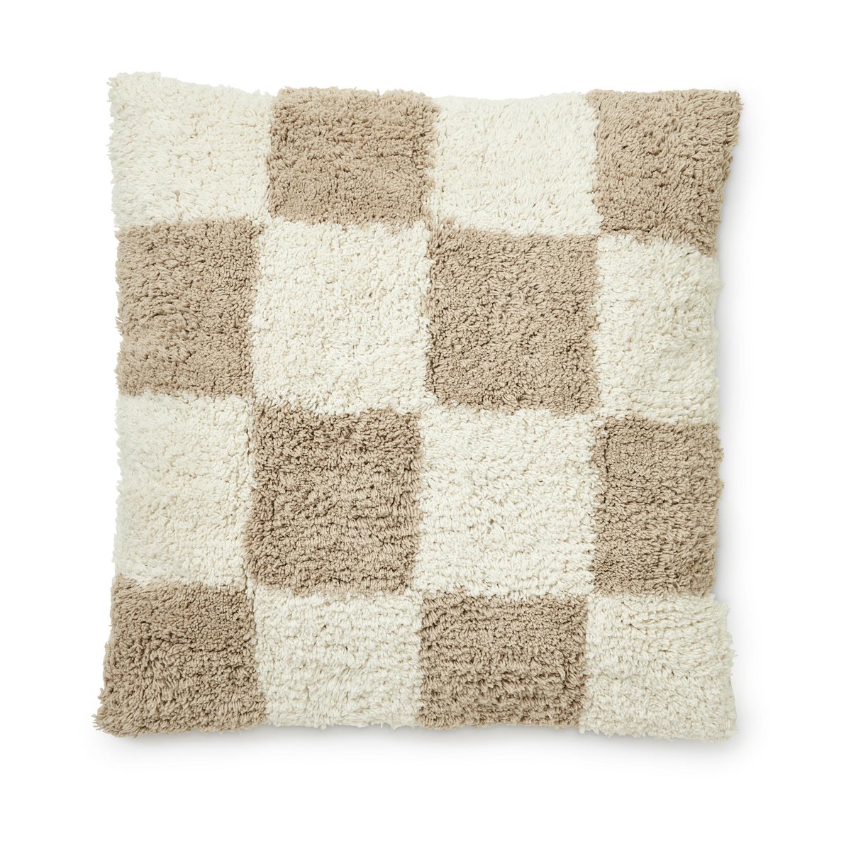 Boel & Jan Claudia kussensloop 45x45 cm Beige-wit | Scandinavisch Interieur | Kussenhoezen | Beige