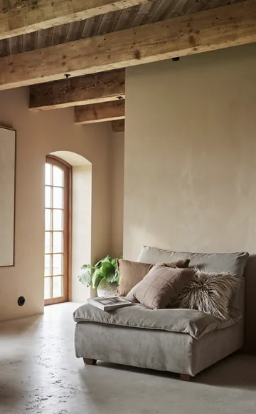 Dolly kussenhoes 45x45 cm - Bruin - Boel & Jan