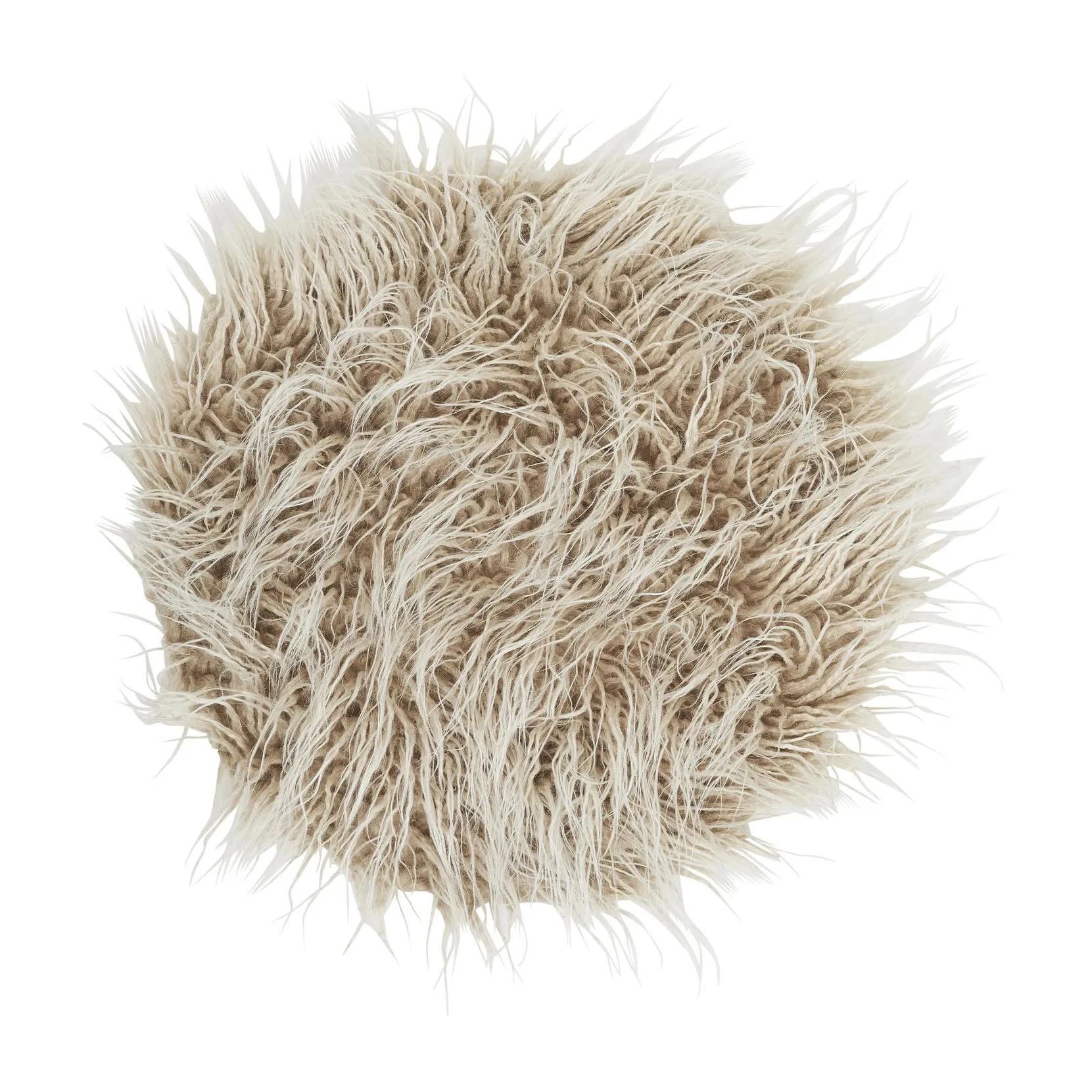 Dolly stoelkussen Ø35 cm, Bruin Boel & Jan