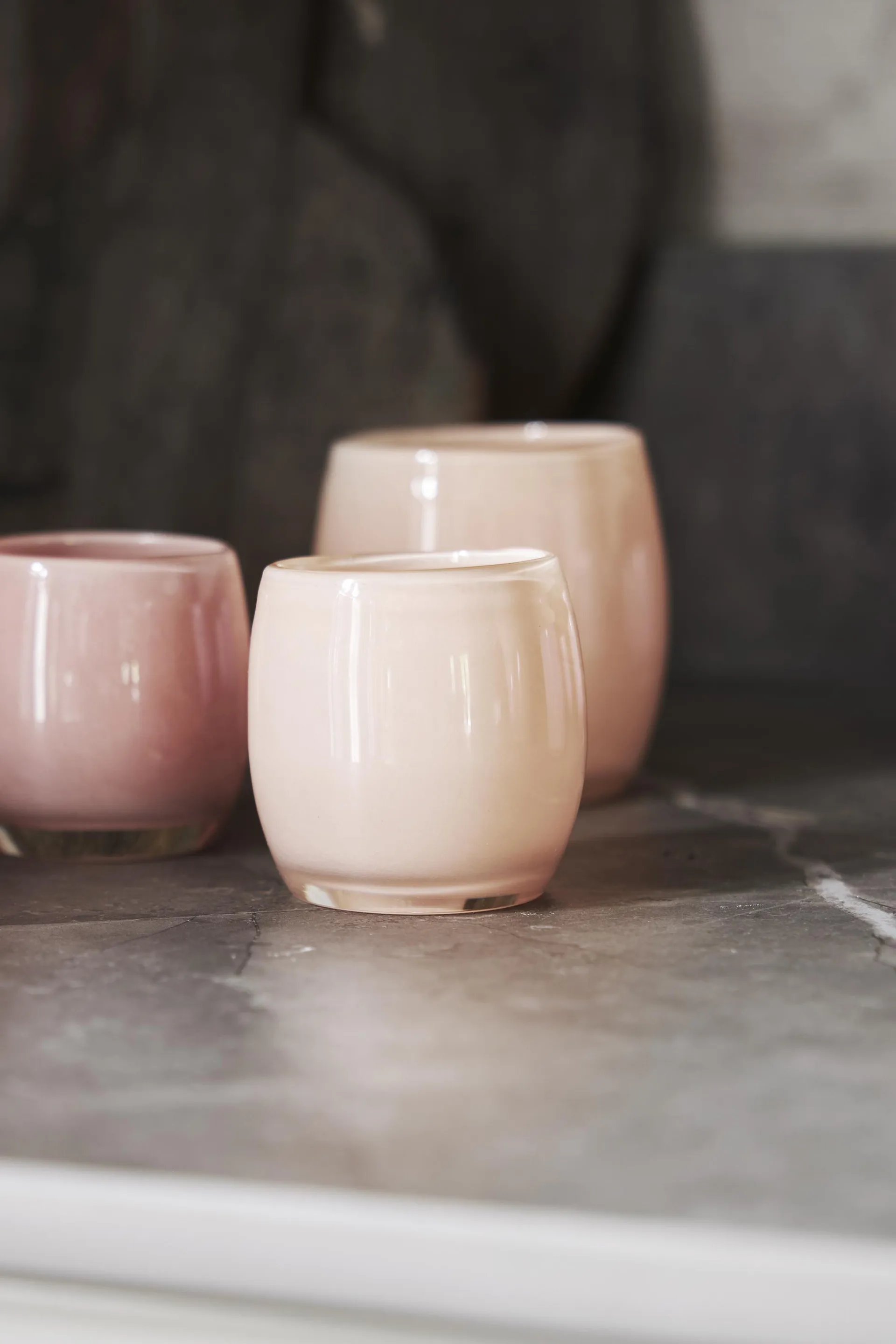 Goya waxinelichtjeshouder Ø10 cm, Roze Boel & Jan