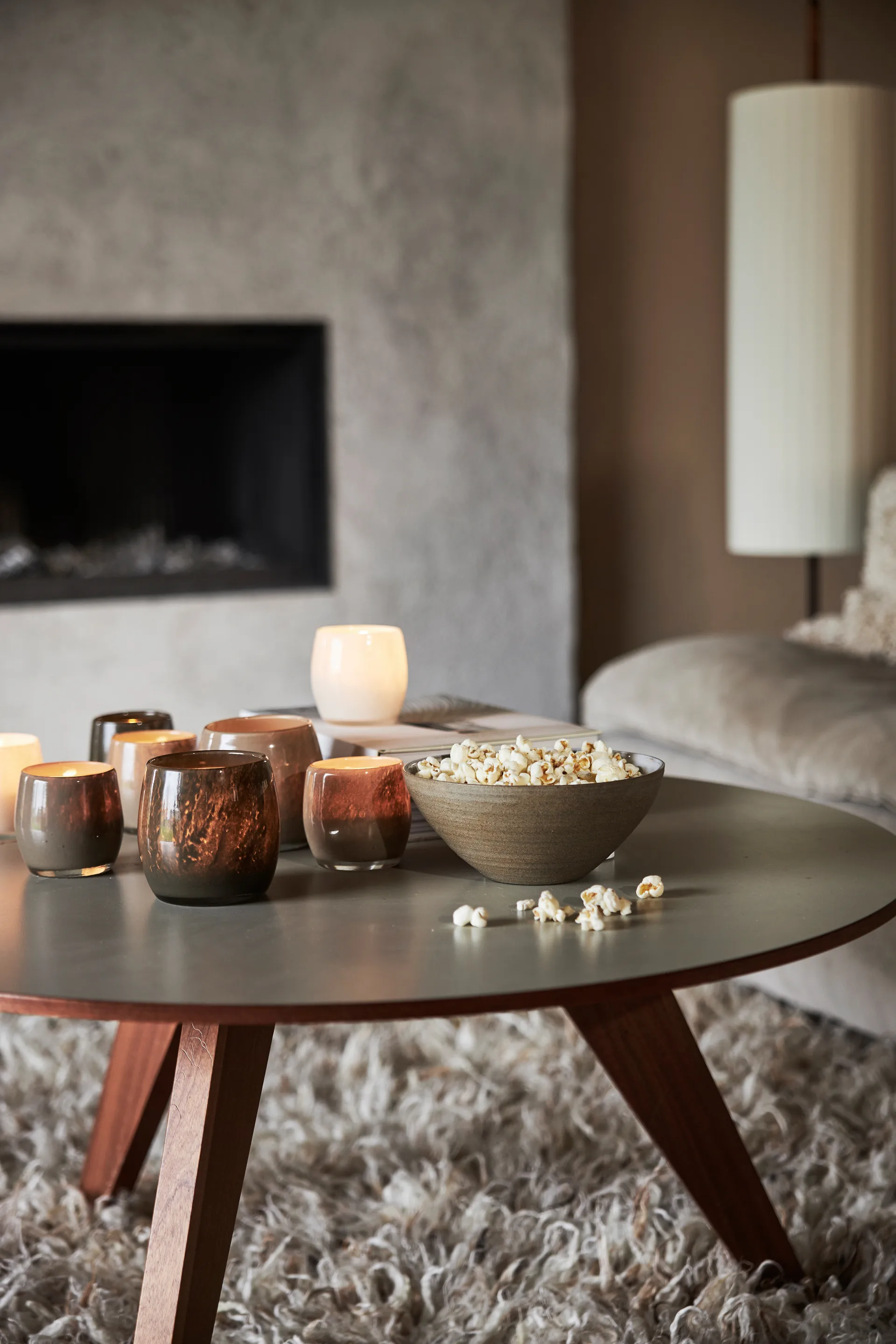 Goya waxinelichtjeshouder Ø8 cm, Wit Boel & Jan