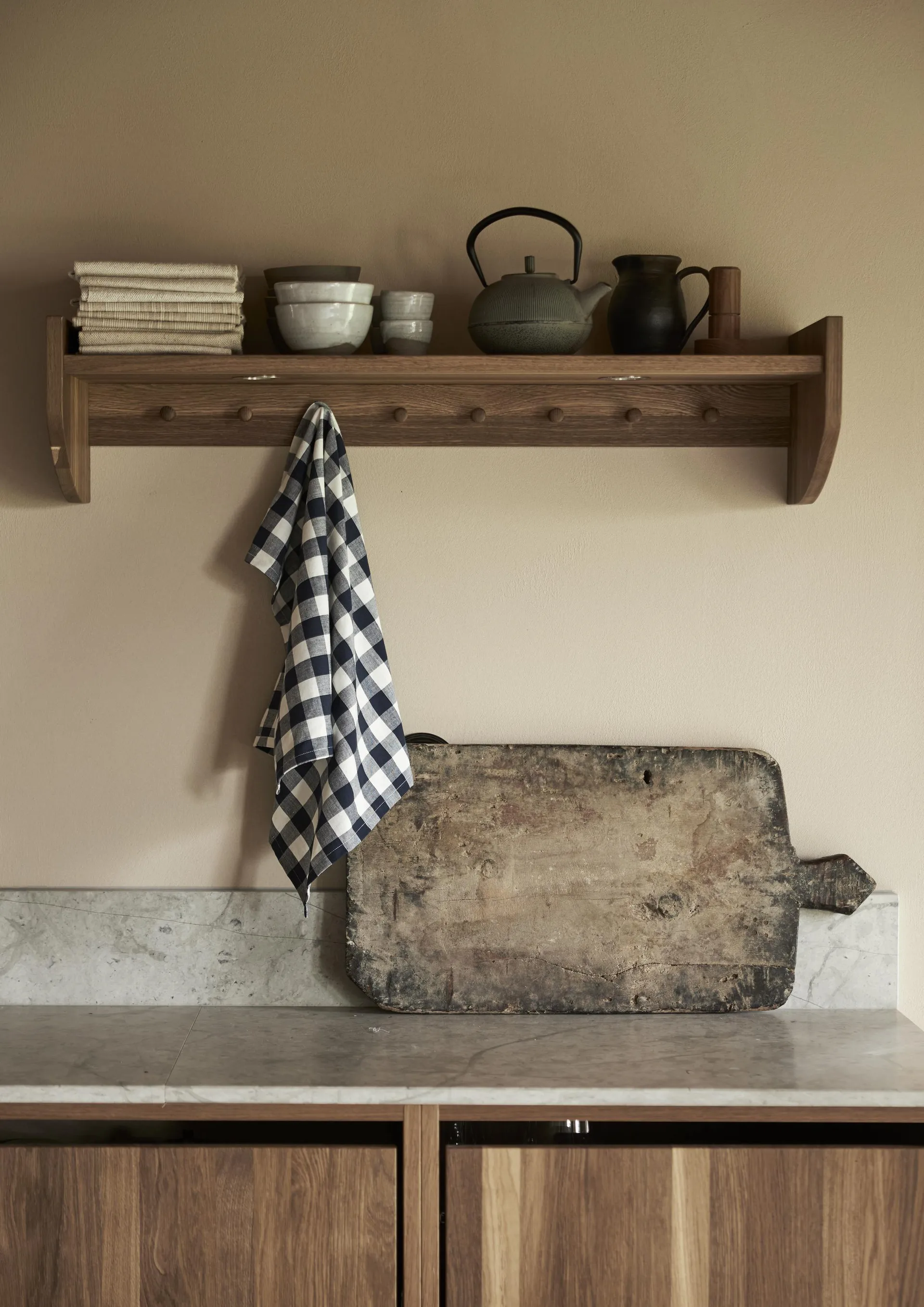 Grete keukenhanddoek 50x70 cm, Blauw Boel & Jan