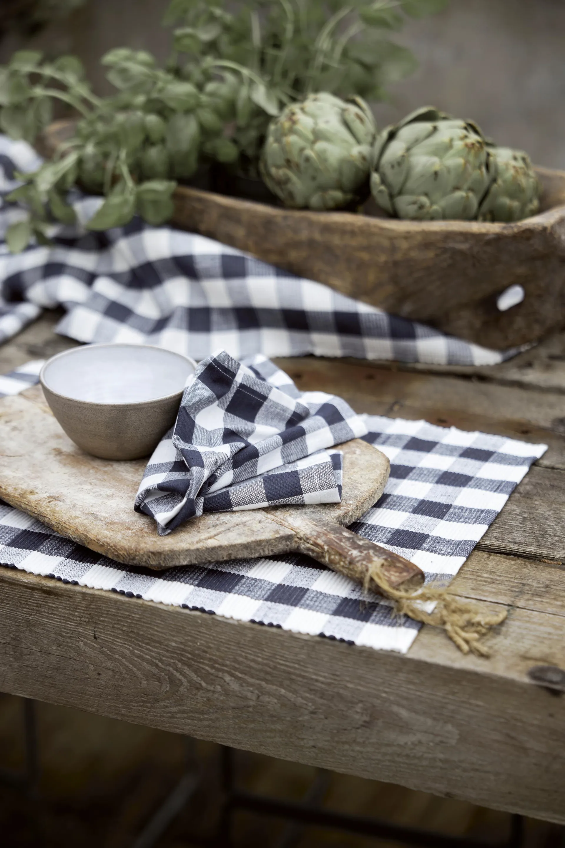 Grete placemat 35x45 cm, Blauw Boel & Jan