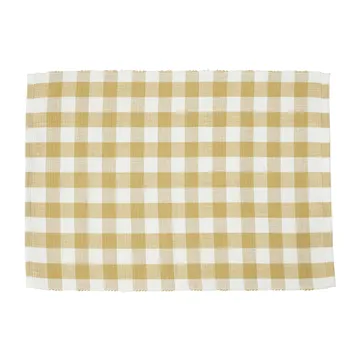 Grete placemat 35x45 cm - Geel - Boel & Jan