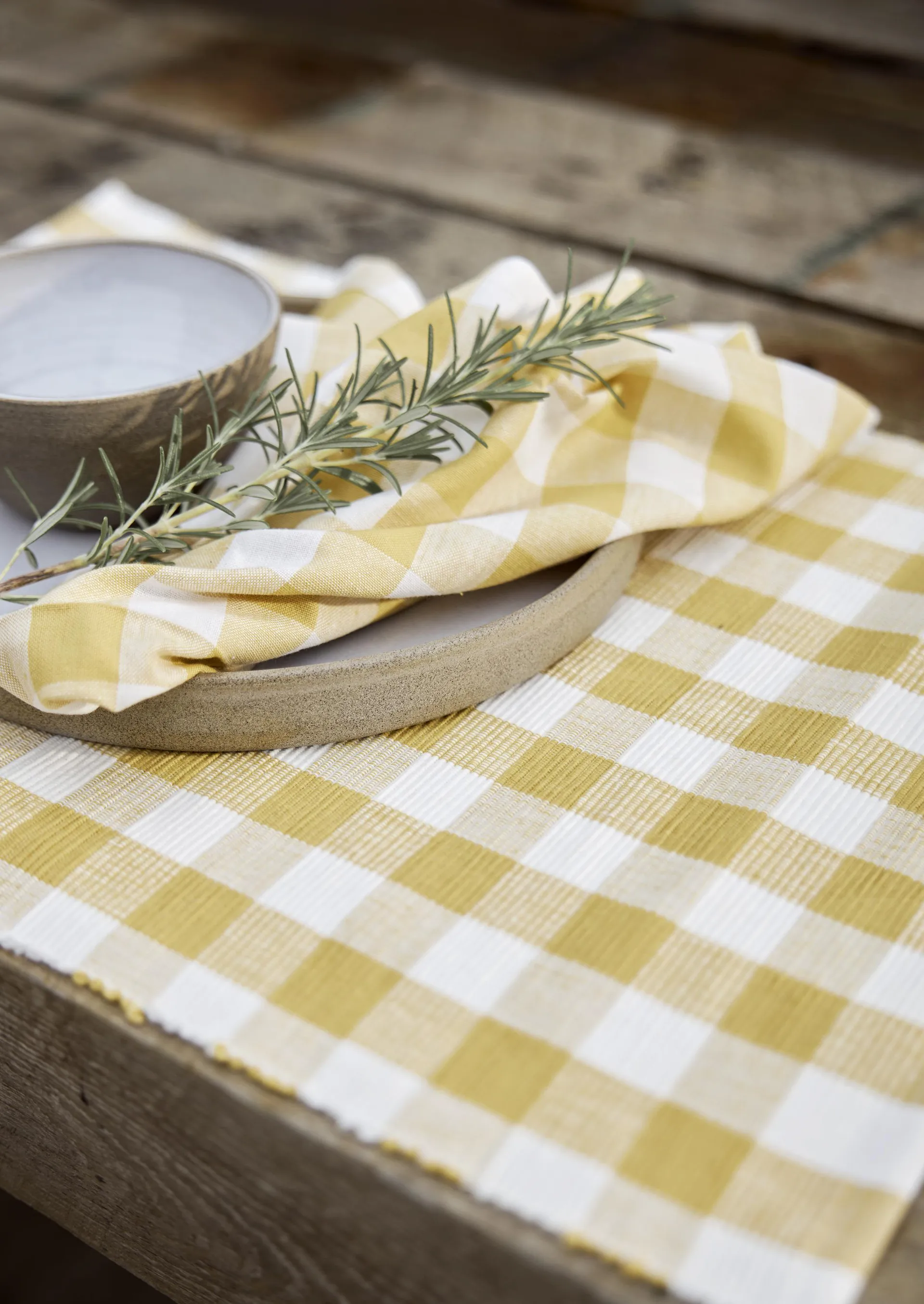 Grete placemat 35x45 cm, Geel Boel & Jan