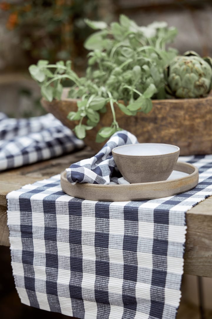 Grete servet 40x40 cm 4-pack - Blauw - Boel & Jan