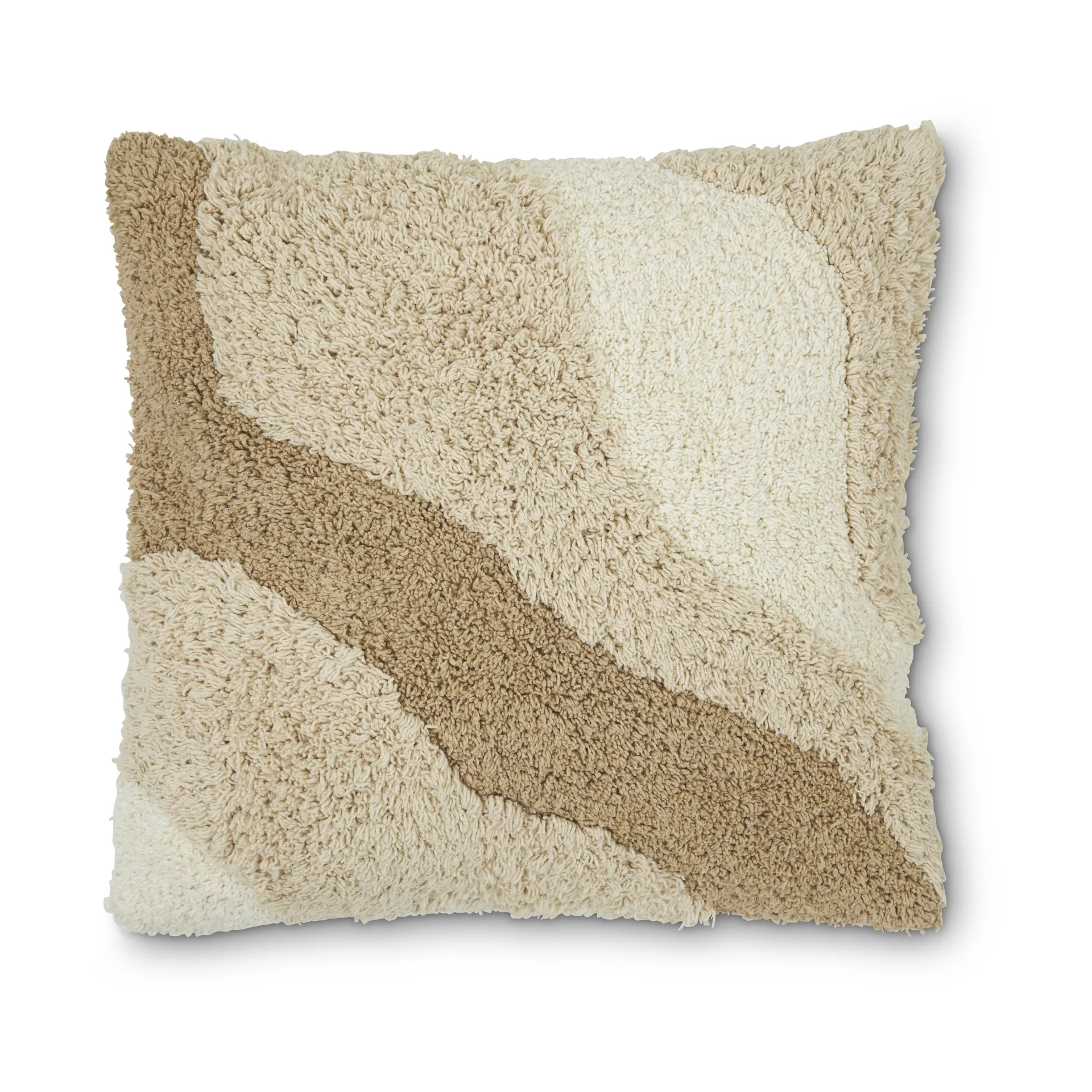 Idun kussenhoes 45x45 cm, Beige-bruin Boel & Jan
