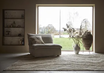 Idun kussenhoes 45x45 cm - Beige-bruin - Boel & Jan