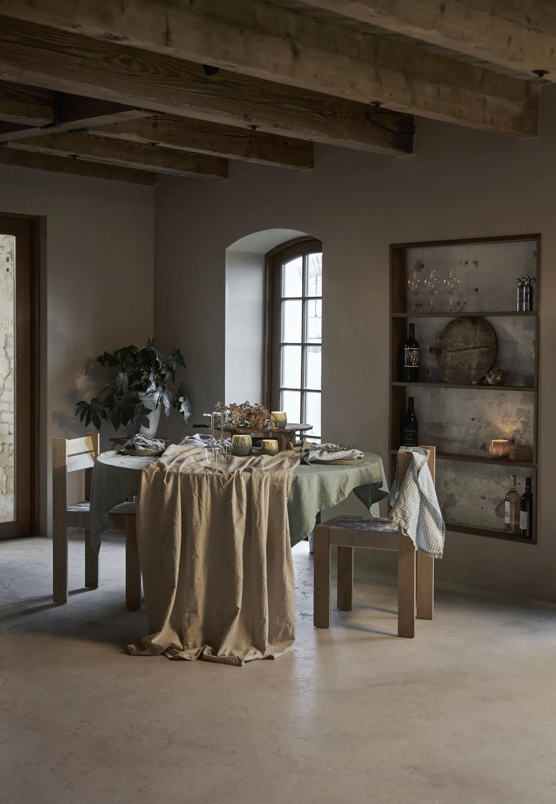 Lundgren keukenhanddoek 50x70 cm, Blauw Boel & Jan