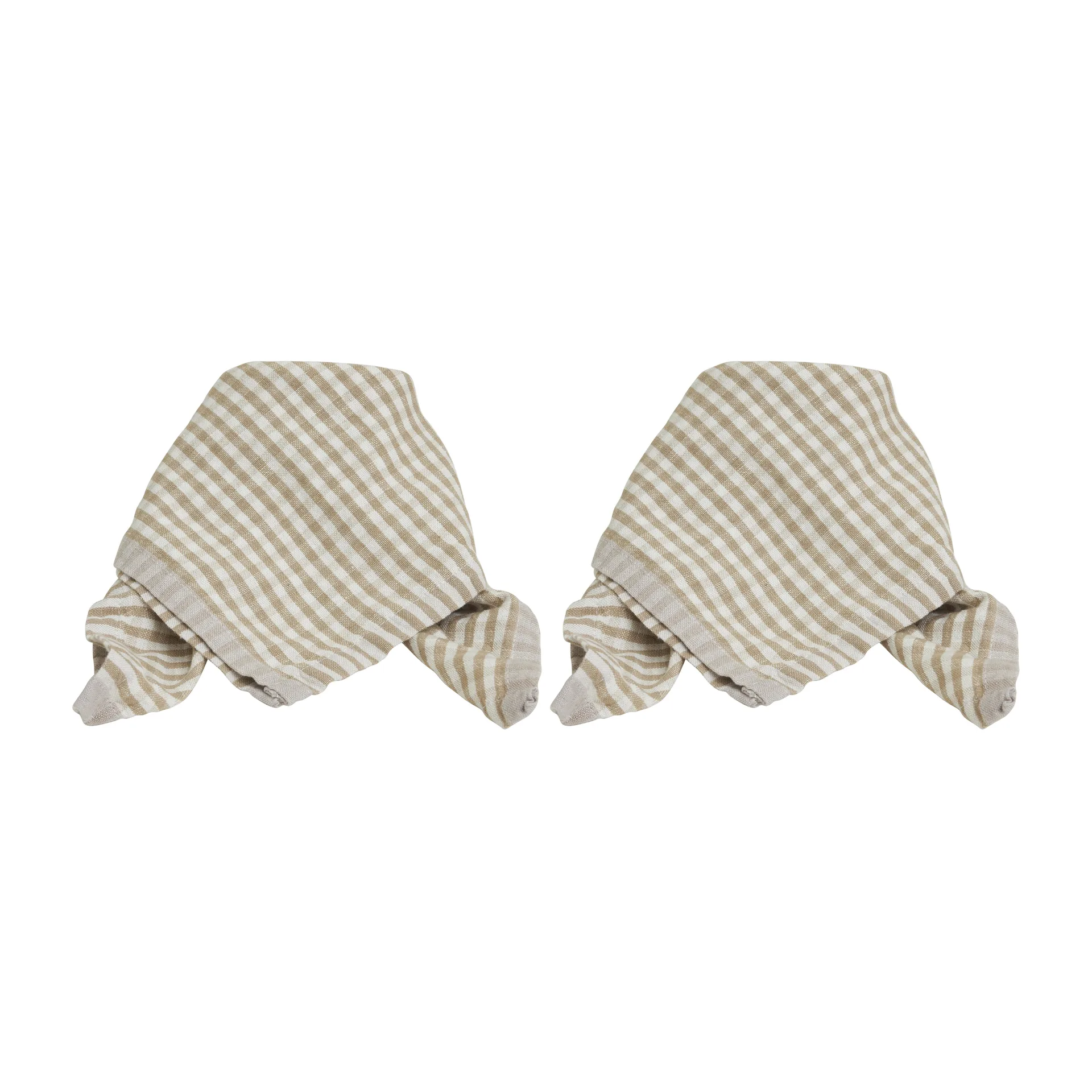 Lundgren servet 40x40 cm 2-pack, Beige Boel & Jan