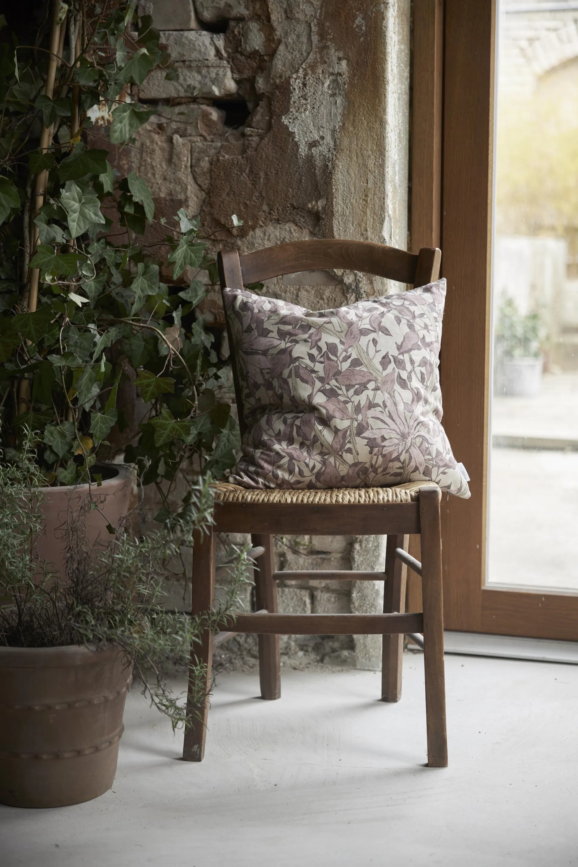 Maja kussenhoes 45x45 cm, Roze Boel & Jan