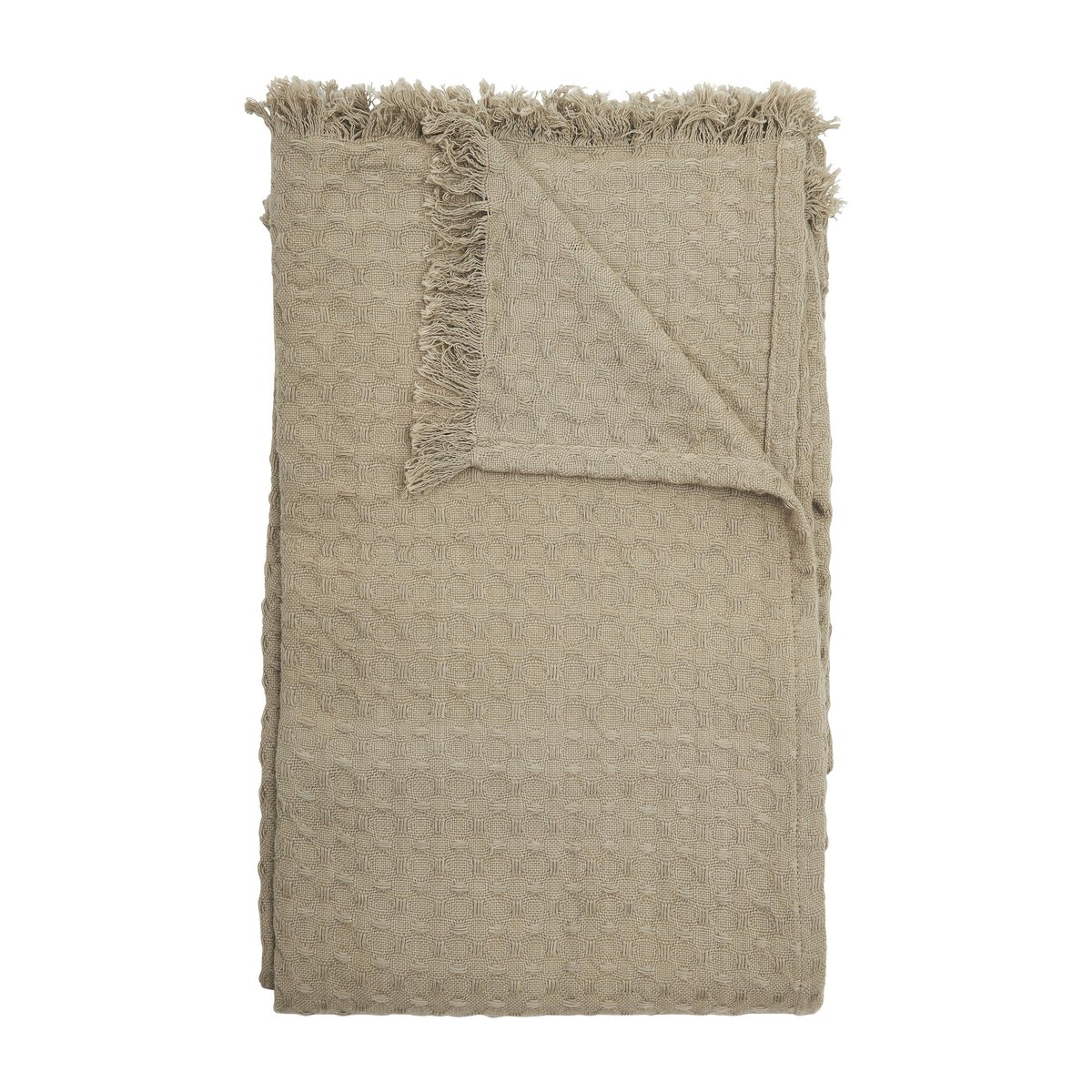 Boel & Jan Mellby plaid 120x150 cm Beige | Scandinavisch Interieur | Katoenen dekens & spreien | Beige