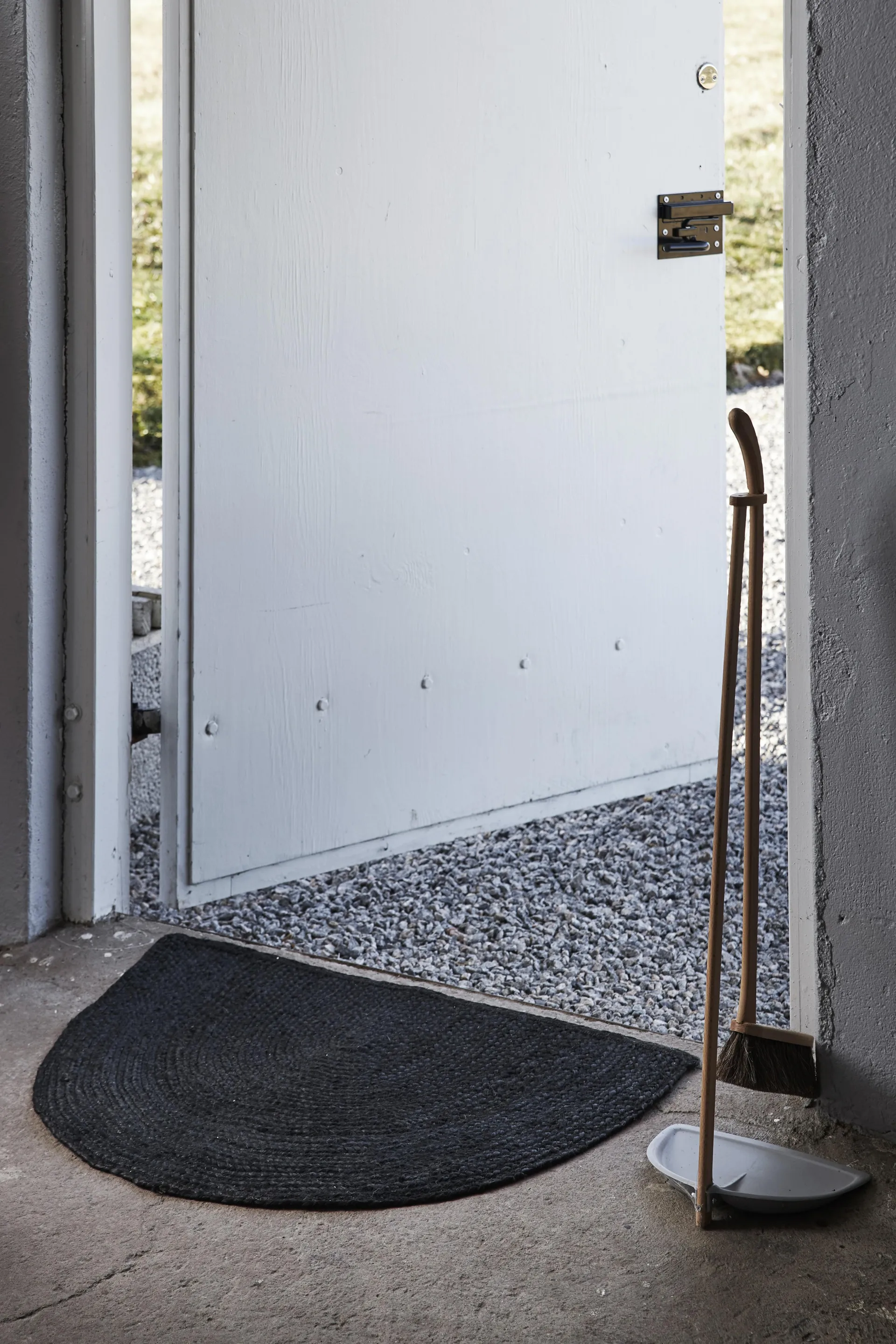 Merida deurmat 60x90 cm, Zwart Boel & Jan