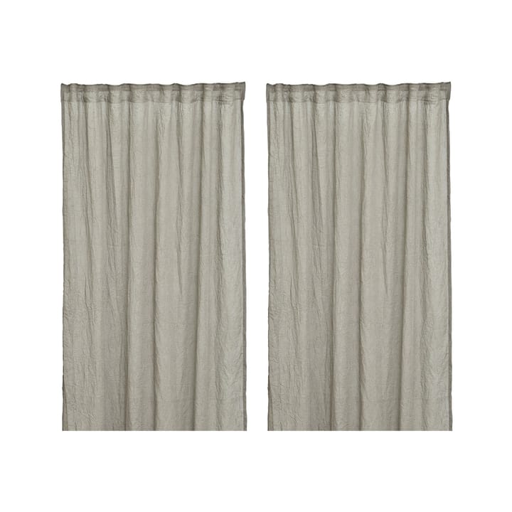 Mirja gordijnen 130x275 cm 2-pack - Grijs - Boel & Jan