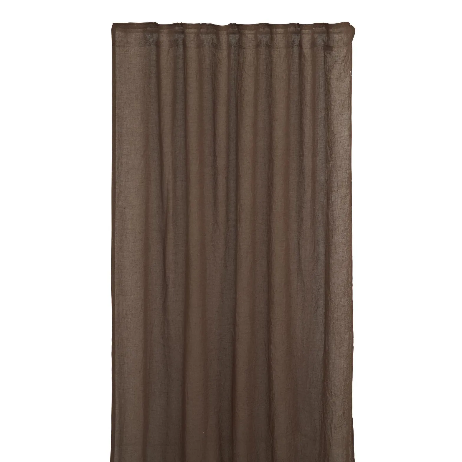 Mirja gordijnenset 130x275 cm, Bruin Boel & Jan