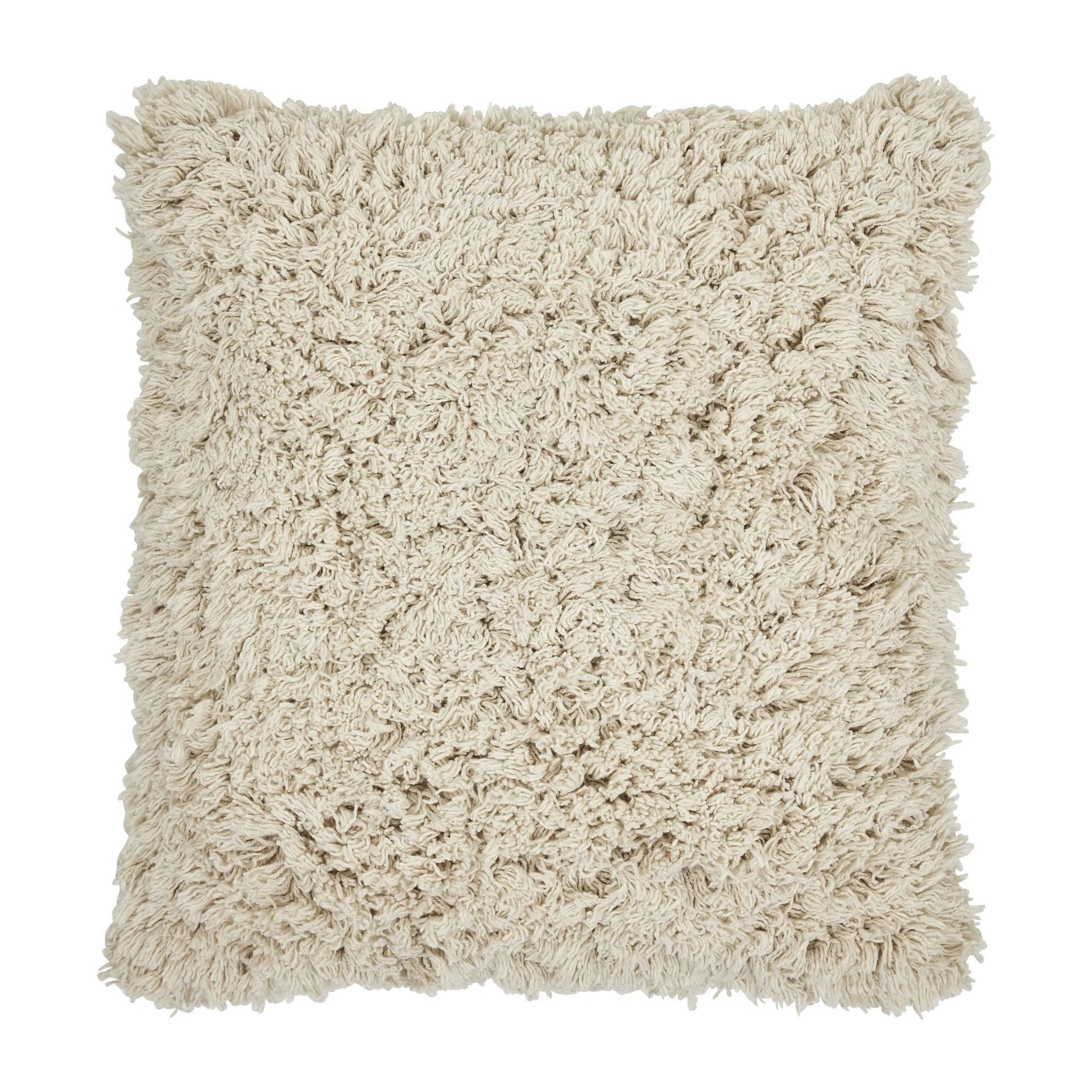 Noma kussenhoes katoen 45x45 cm, Beige Boel & Jan
