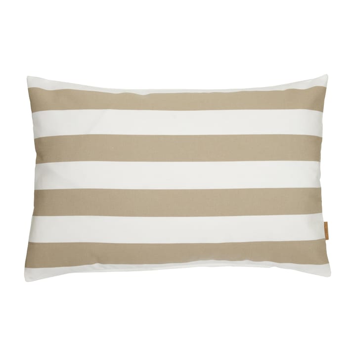 Outdoor stripe kussenhoes 40x60 cm - Beige - Boel & Jan