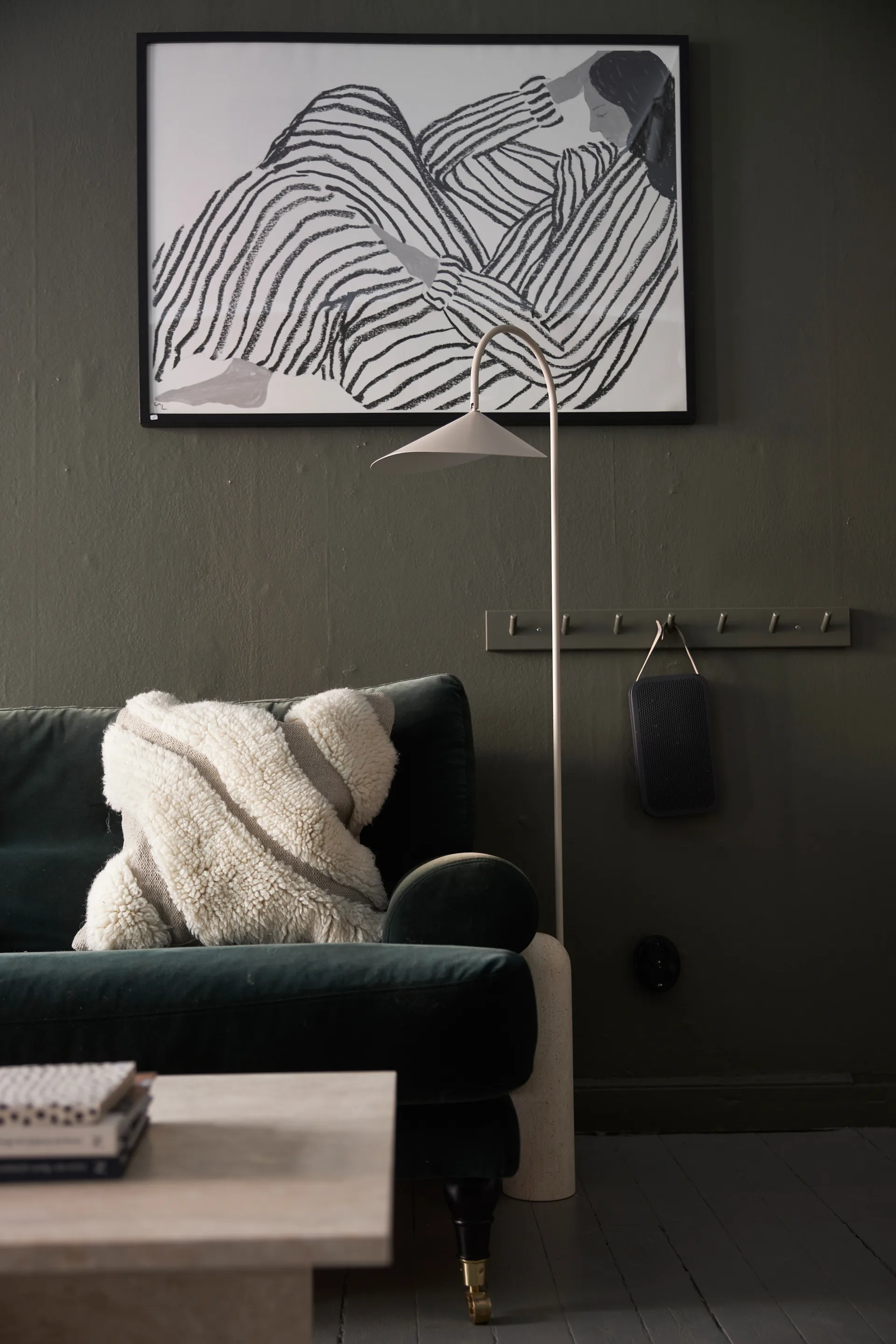 Rio kussenhoes katoen 48x48 cm, Beige Boel & Jan