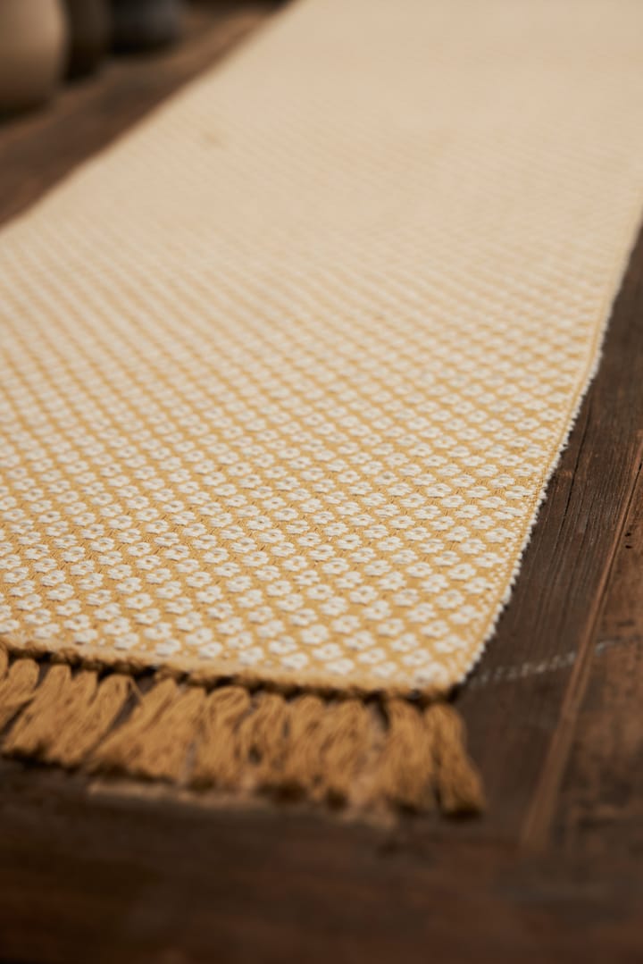 Roslagen tafelloper 35x120 cm - Geel - Boel & Jan