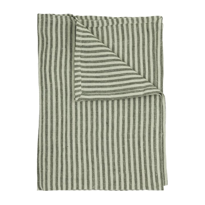 Rough Linen Stripe keukenhanddoek 50x70 cm - Groen - Boel & Jan