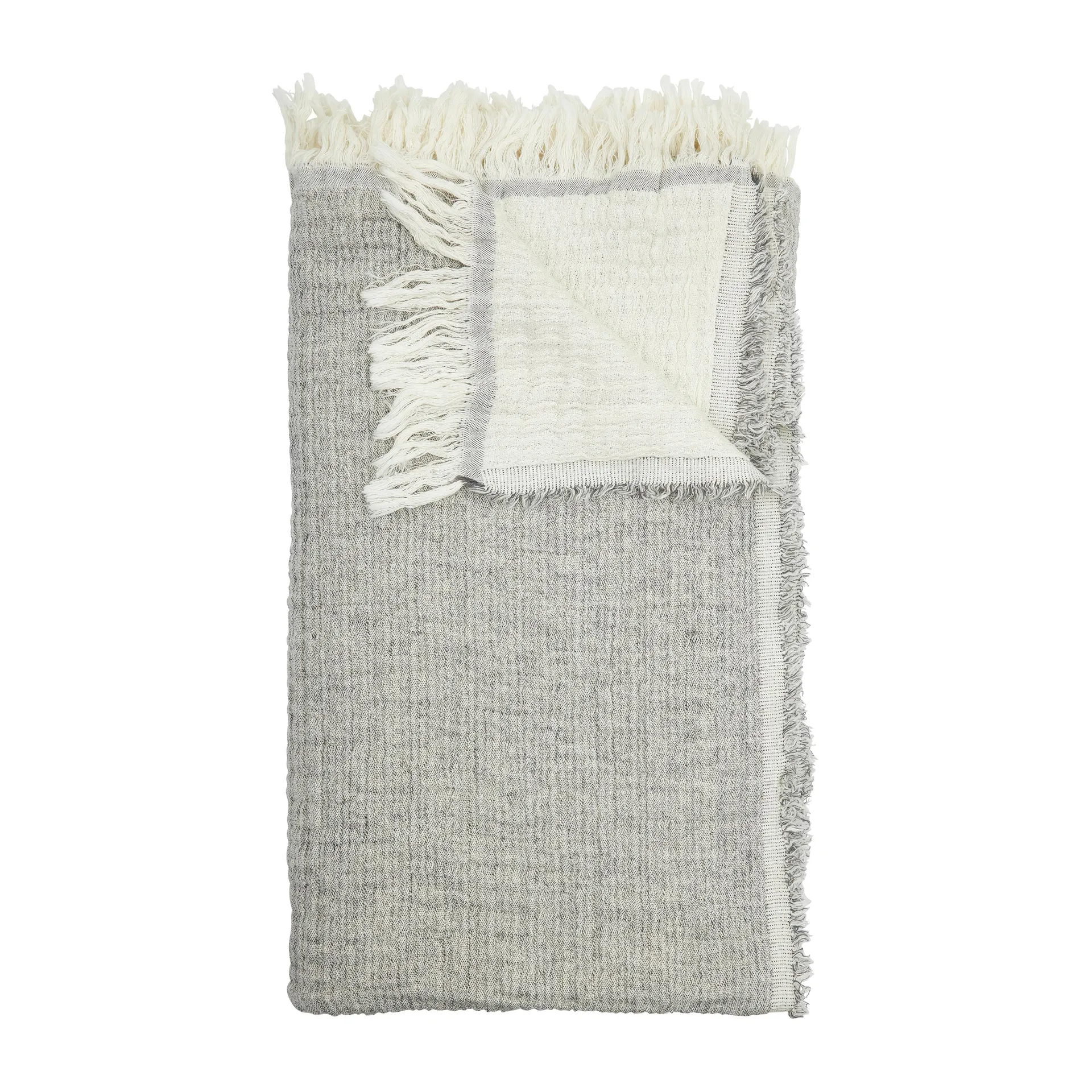 Samos plaid 120x150 cm, Grijs Boel & Jan