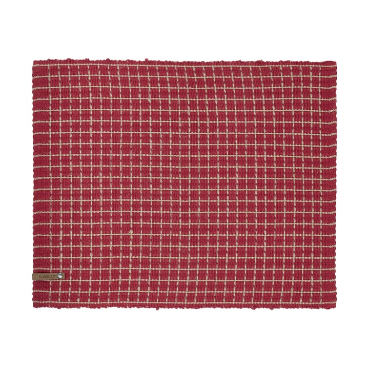 Tällberg placemat 35x45 cm - Rood-natuur - Boel & Jan