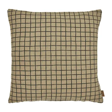 Tofta check kussenhoes 45x45 cm - Bruin - Boel & Jan
