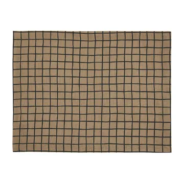 Tofta check placemat 35x45 cm - Bruin - Boel & Jan