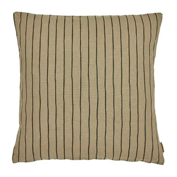 Tofta stripe kussenhoes 45x45 cm - Bruin - Boel & Jan