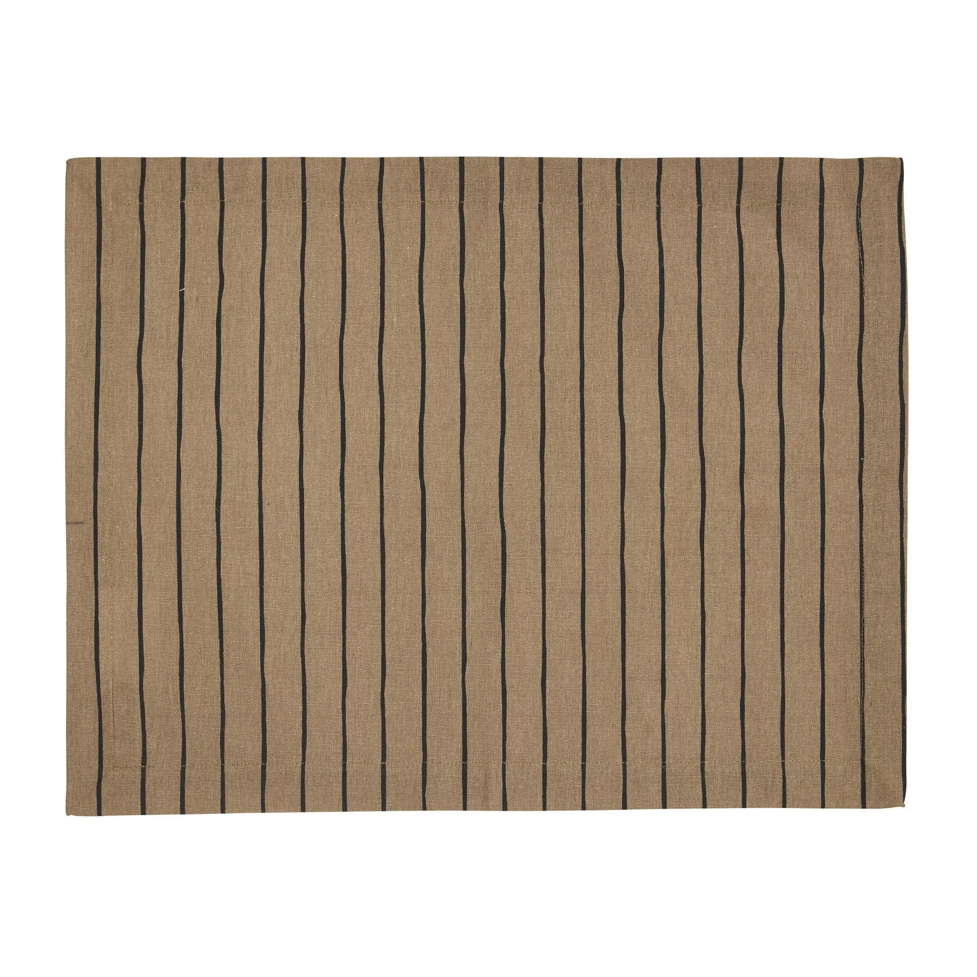 Tofta stripe placemat 35x45 cm, Bruin Boel & Jan