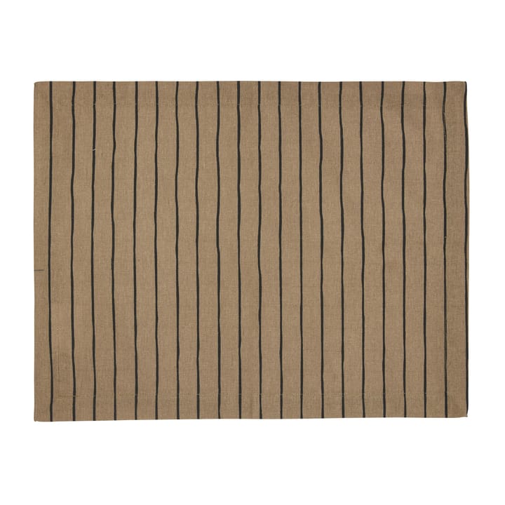 Tofta stripe placemat 35x45 cm, Bruin Boel & Jan
