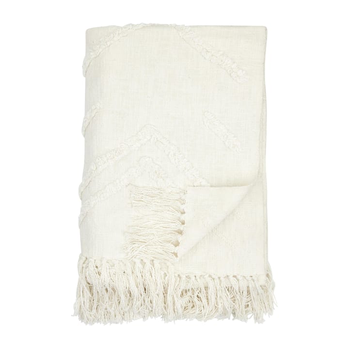 Tovhult katoenen plaid 130x170 cm, Offwhite Boel & Jan