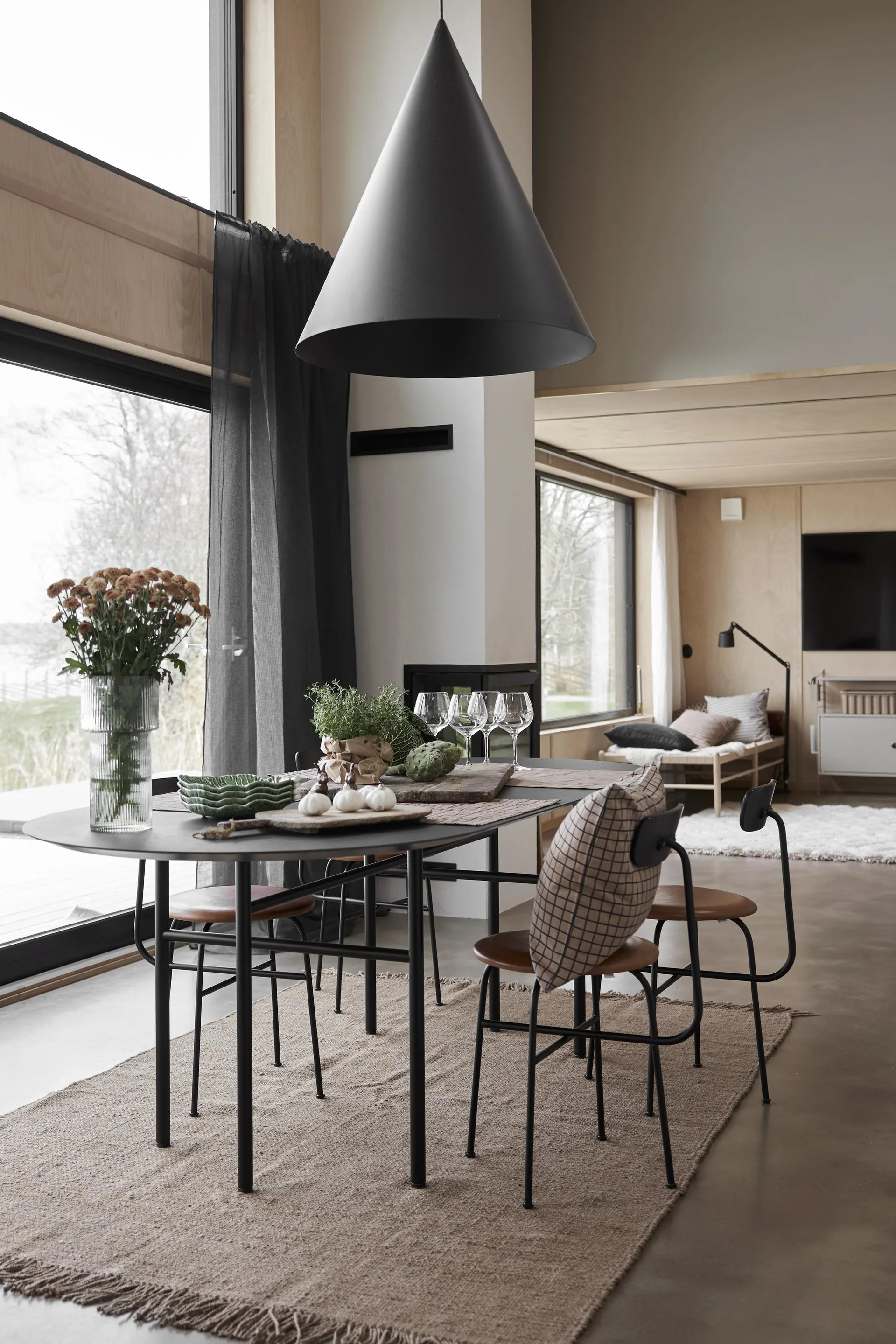 Vilda jute vloerkleed 160x230 cm, Natuur Boel & Jan