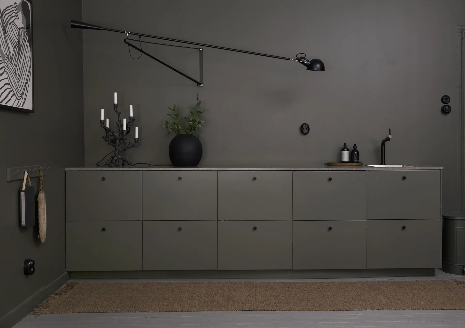 Vilda jute vloerkleed 80x170 cm, Natuur Boel & Jan