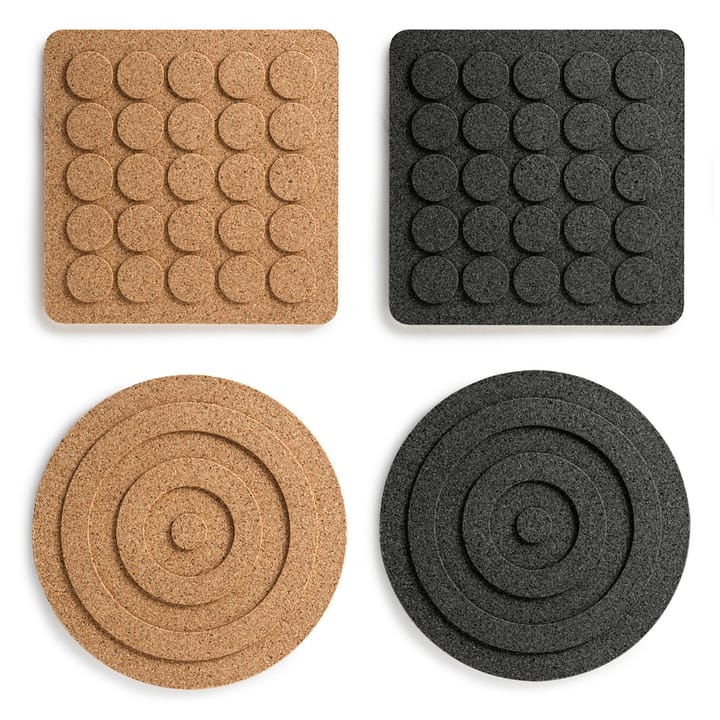 Circle ronde pannenonderzetter Ø20 cm, Zwart Born In Sweden