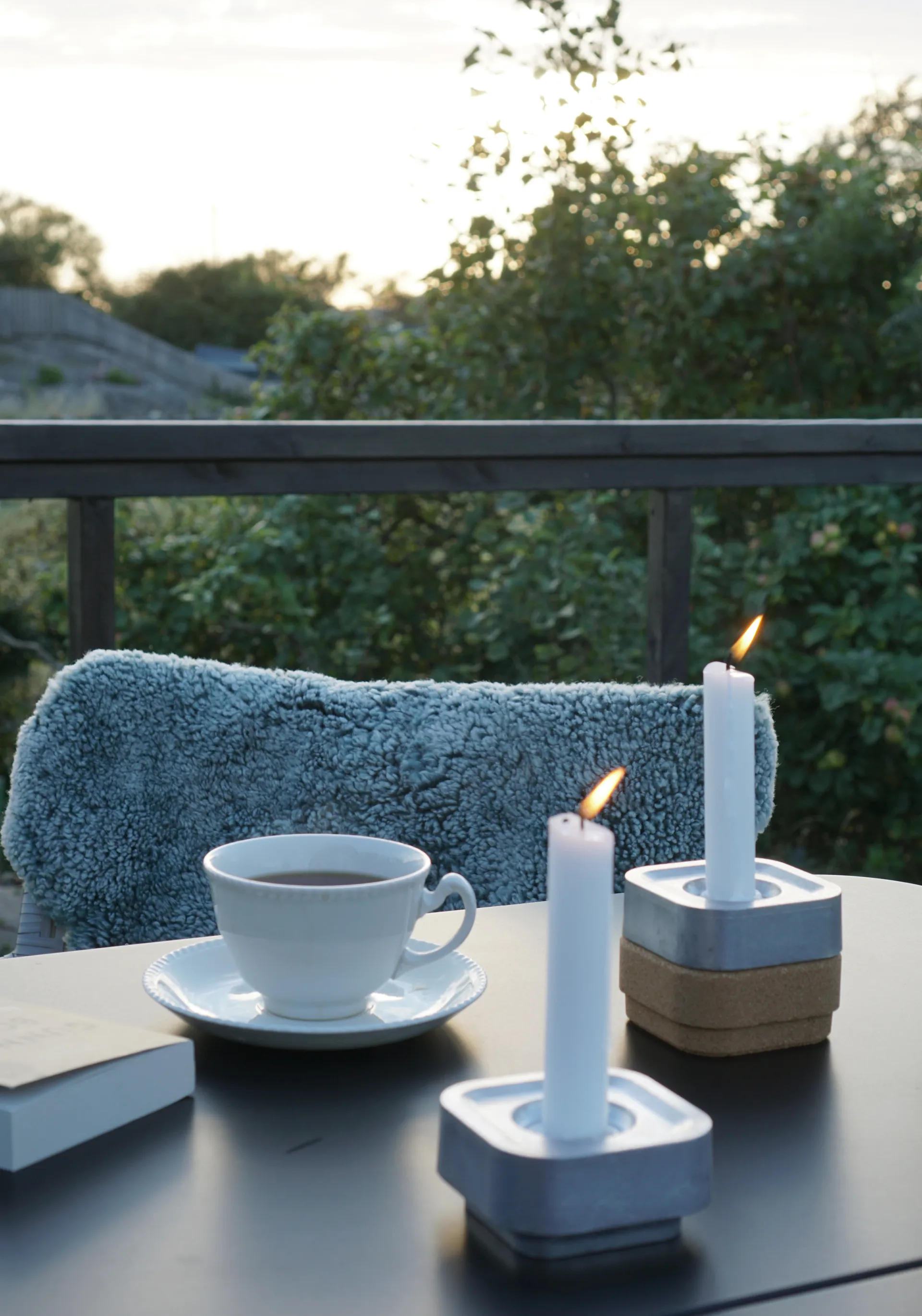 Kaarsenhouder Ettan, Aluminium Born In Sweden