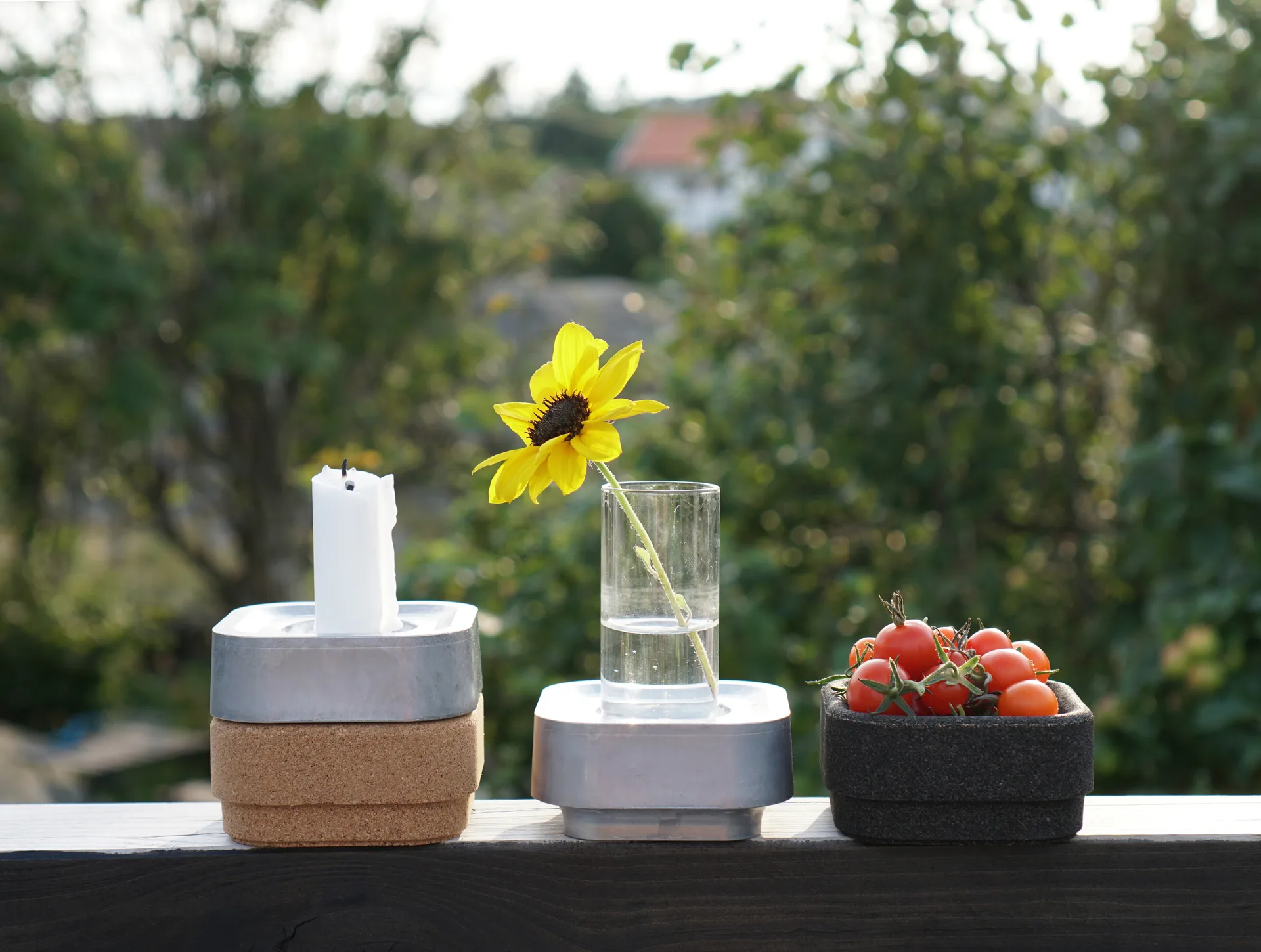 Kaarsenhouder Ettan, Aluminium Born In Sweden