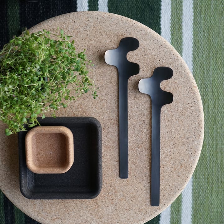 Leaf saladebestek, Brushed Black Born In Sweden