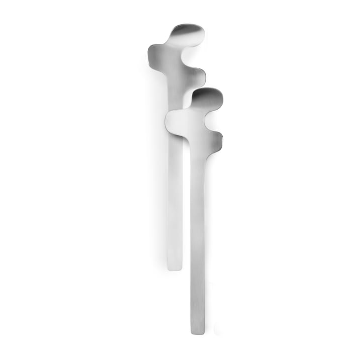 Leaf saladebestek, Brushed Steel Born In Sweden