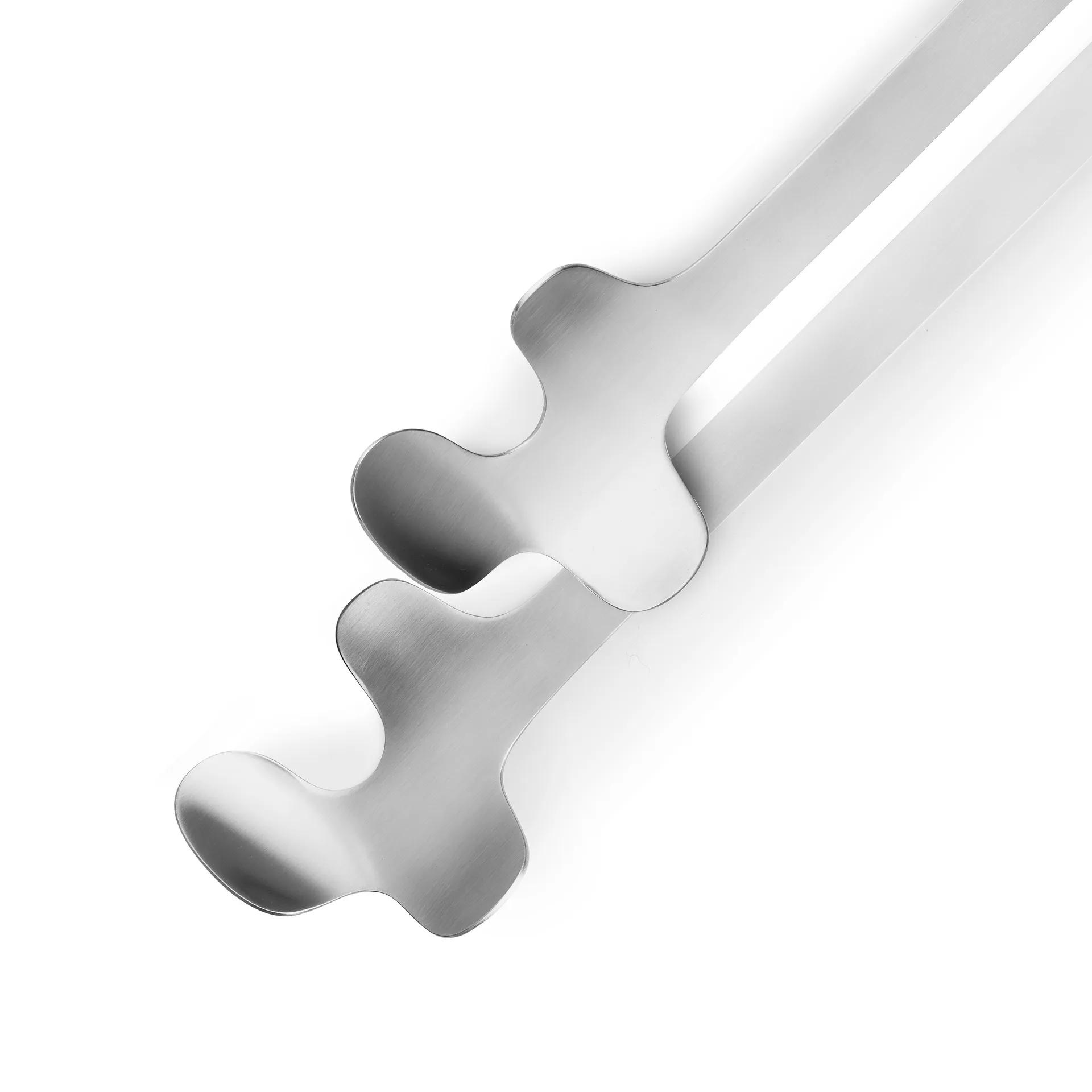 Leaf saladebestek, Brushed Steel Born In Sweden