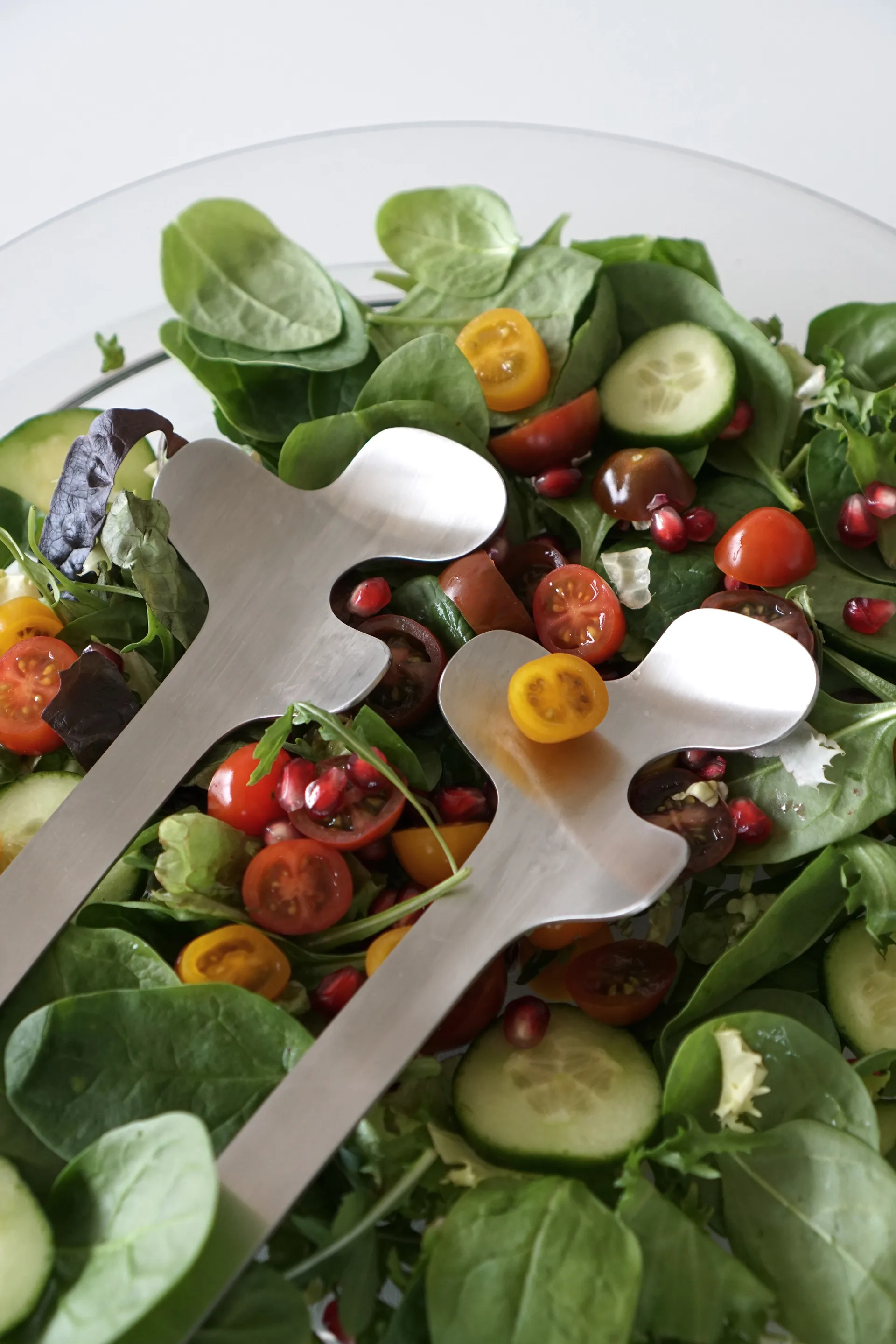 Leaf saladebestek, Brushed Steel Born In Sweden