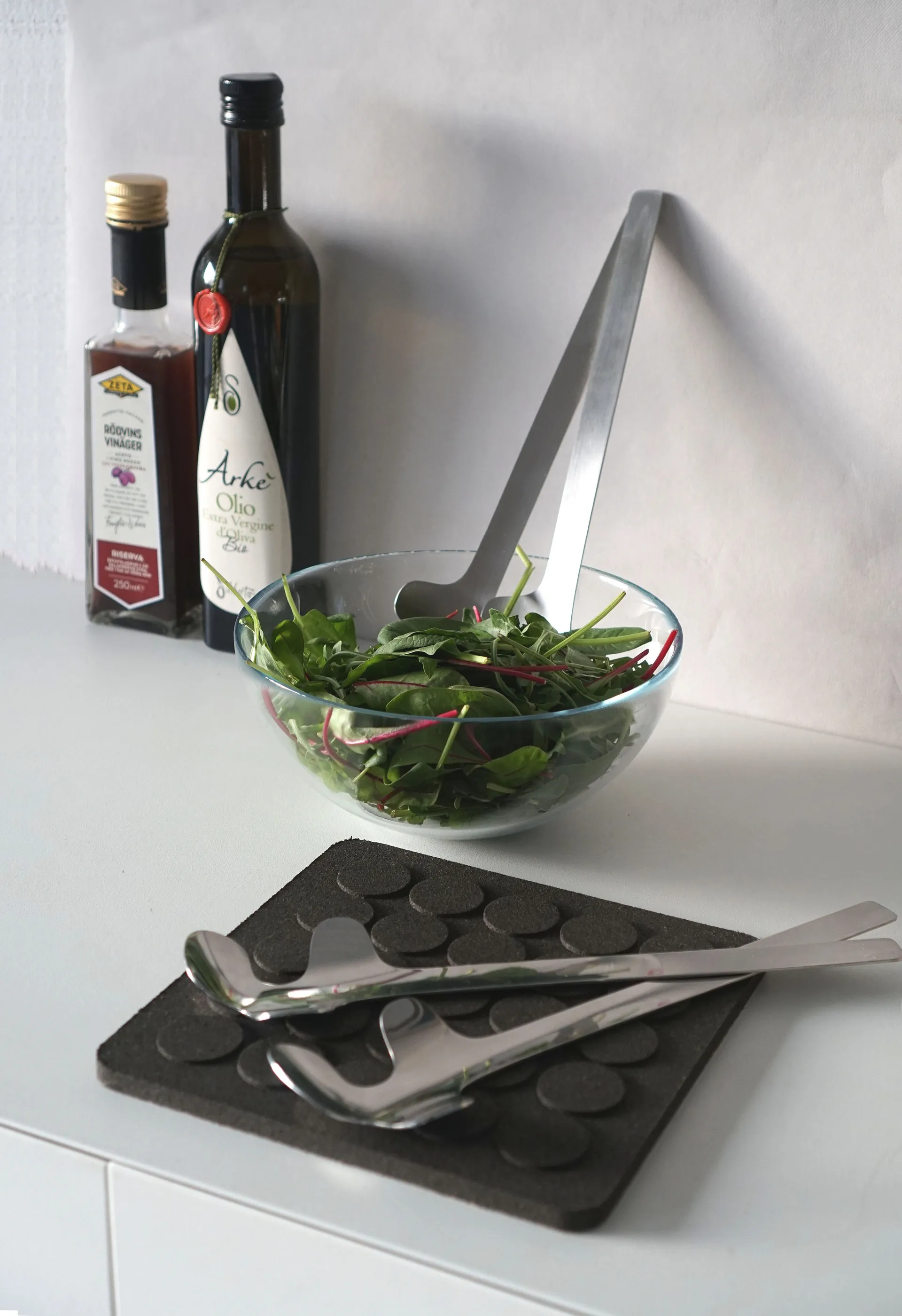 Leaf saladebestek, Polished Steel Born In Sweden