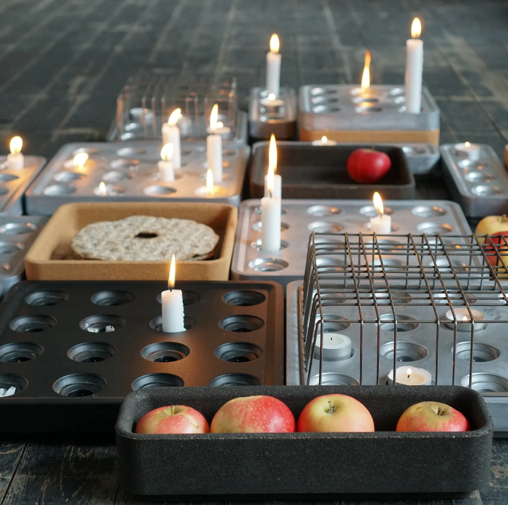 Stumpastaken kaarsenhouder, groot Born In Sweden