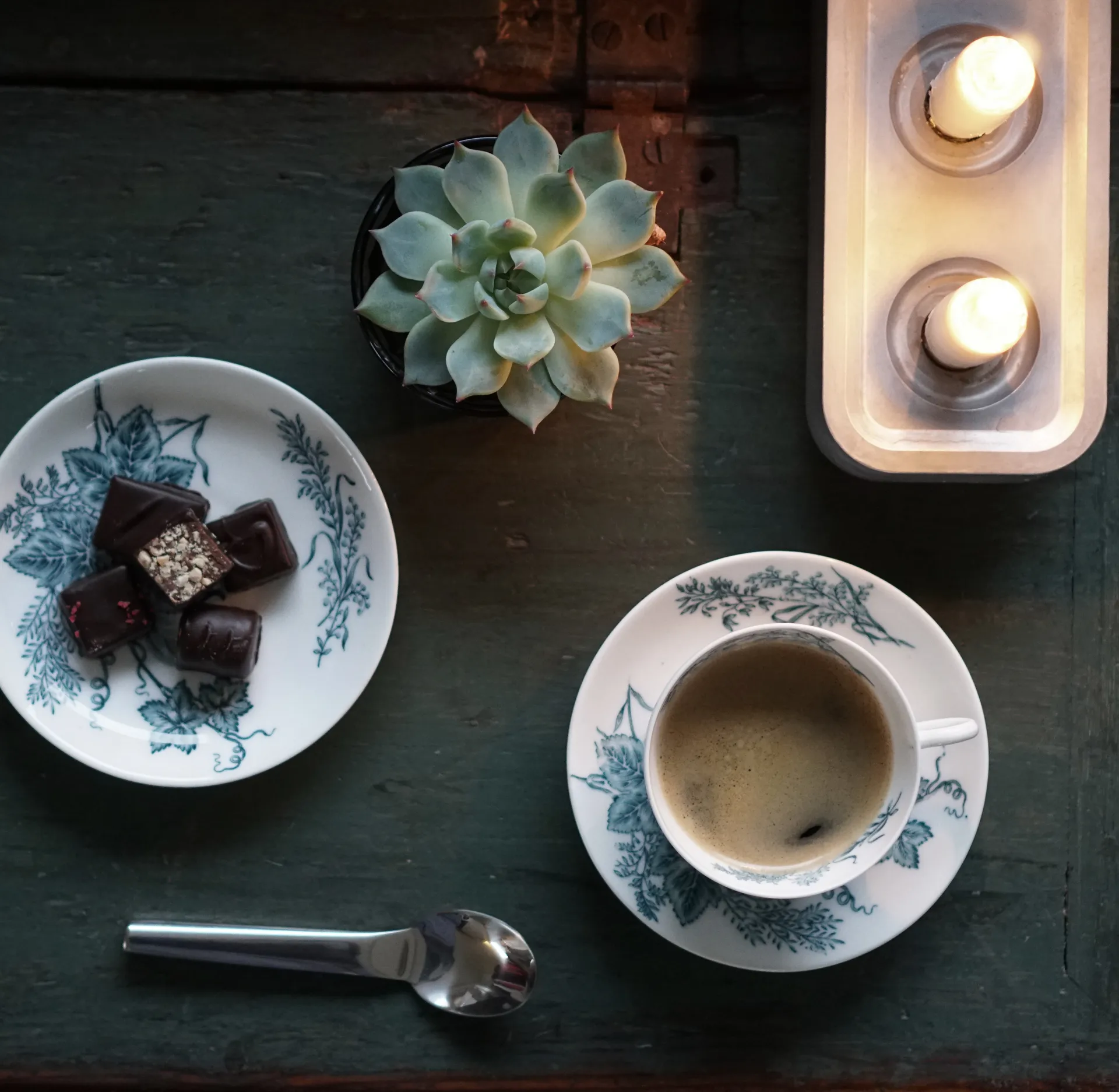 Stumpastaken kaarsenhouder langwerpig polished, 8,5x29,5 cm Born In Sweden